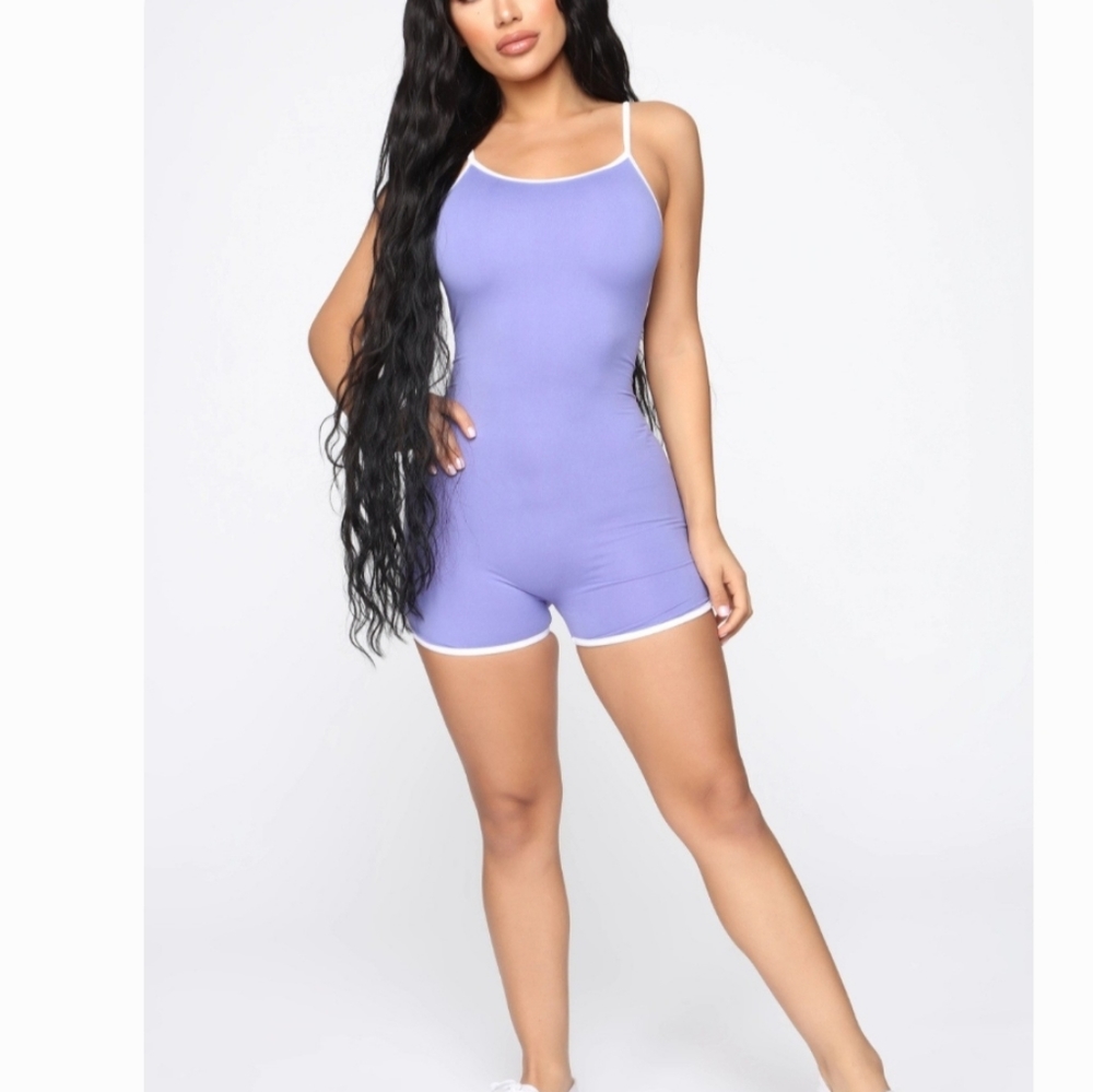 LAST CHANCE !! FASHION NOVA Brand Purple Romper